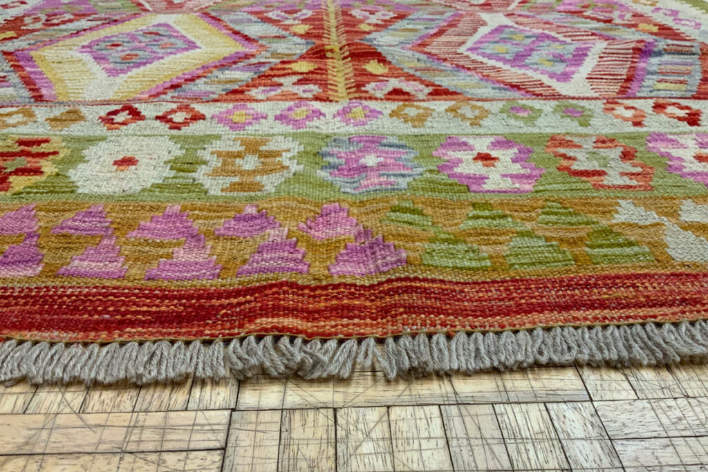 A Pink Kilim Rug David Tiftickjian & Sons