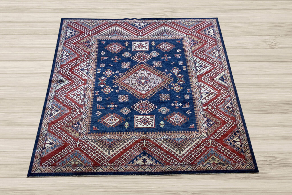 Square up with a square Kazak rug from David Tiftickjian & Sons.