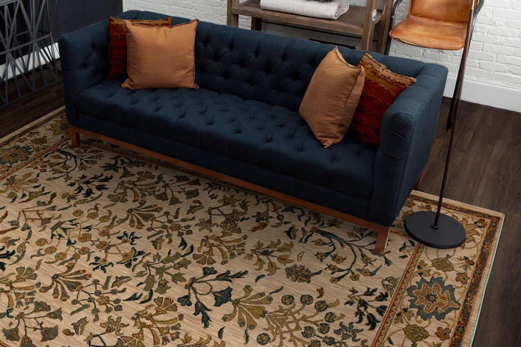 Get a stunning area rug from the Spice Market by Karastan Collection to warm up cool hardwood, vinyl, or tile floors.