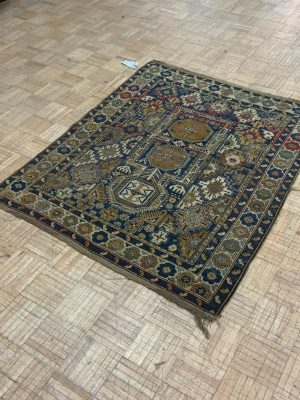 ANTIQUE 4ft. x 5ft. TRANSITIONAL SHIRVAN