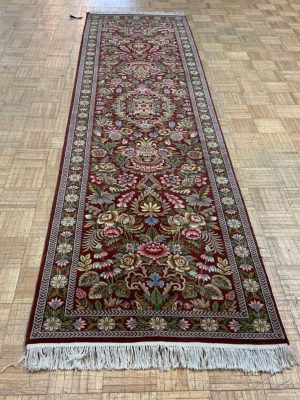 LIKE NEW 2ft. x 10ft. FLORAL SAROUK