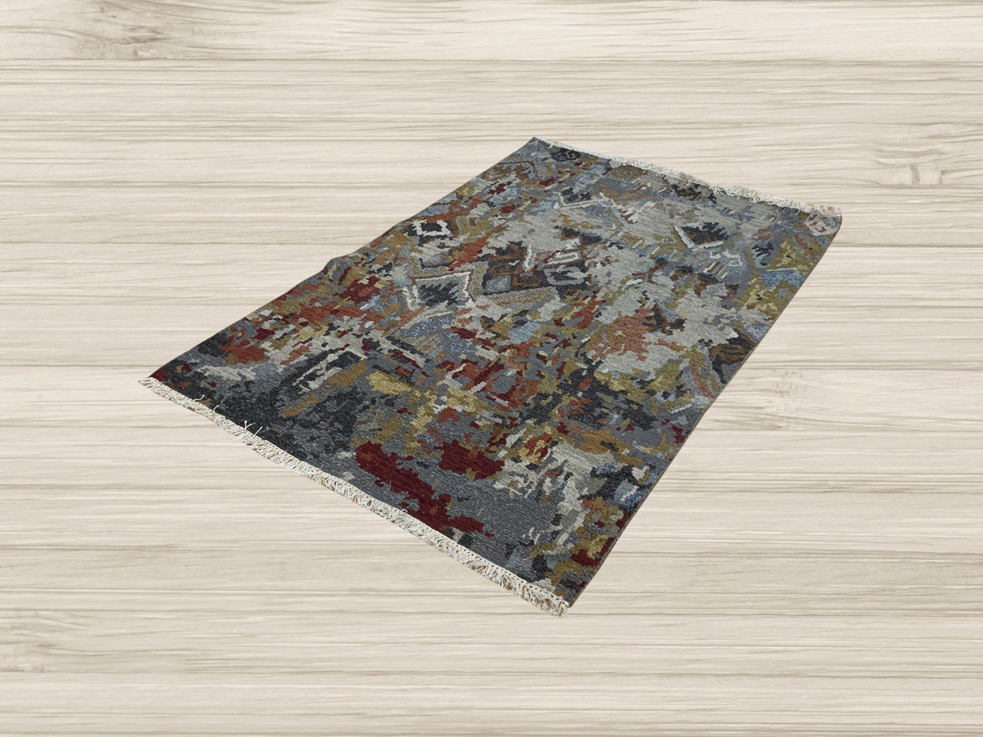 LIKE NEW 4ft. x 6ft. MODERN SOUMAK