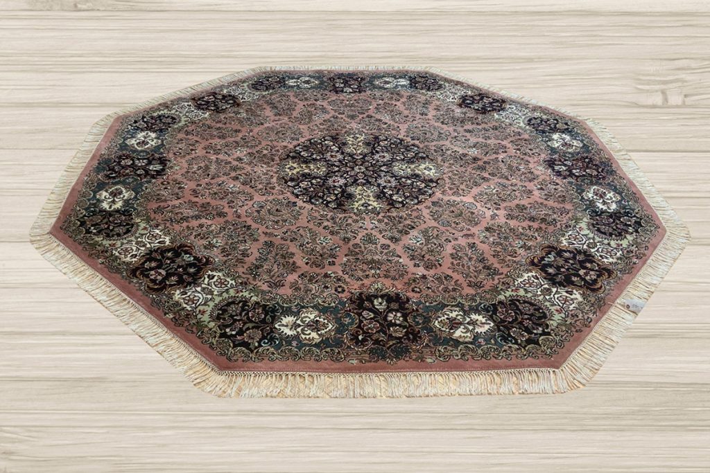 Get into the swing of spring with a floral area rug.