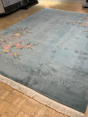 LIKE NEW 9ft. x 12ft. FLORAL FLORAL