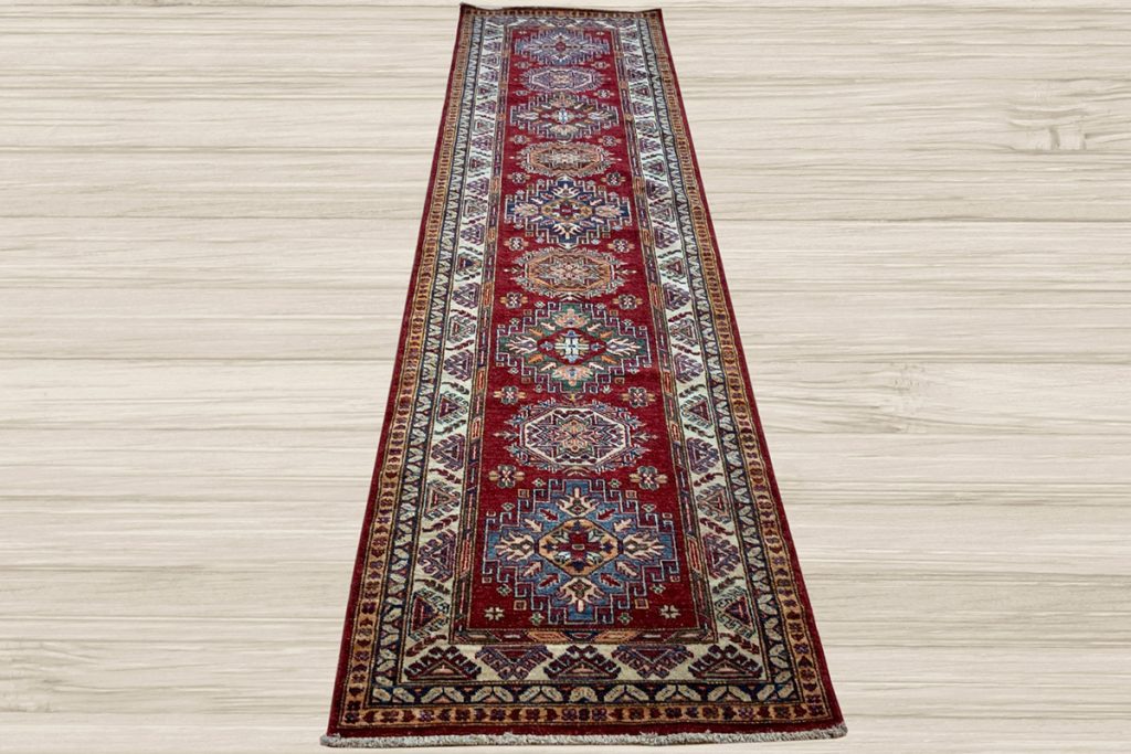 Warm up your favorite rooms visually and physically with Kazak Area Rugs from David Tiftickjian and Sons.