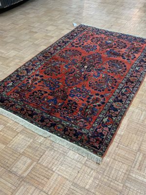SECONDHAND 4ft. x 7ft. TRADITIONAL SAROUK