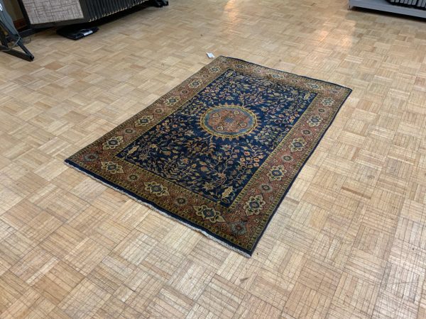 SEMI-ANTIQUE 4ft. x 6ft. TRADITIONAL SAROUK