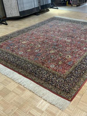 SEMI-ANTIQUE 9ft. x 13ft. TRADITIONAL TABRIZ