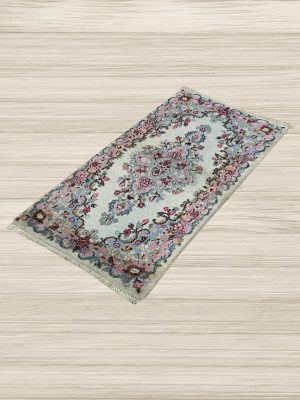VINTAGE 2ft. x 4ft. TRADITIONAL KAZVIN