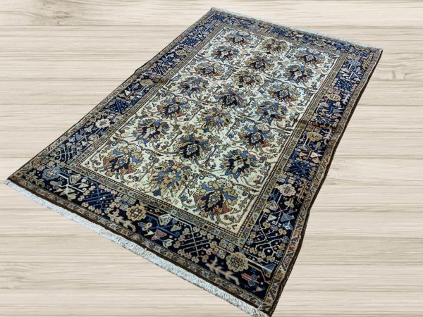 VINTAGE 5ft. x 8ft. TRANSITIONAL KARAJA