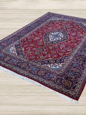 VINTAGE 6ft. x 10ft. TRADITIONAL KASHAN