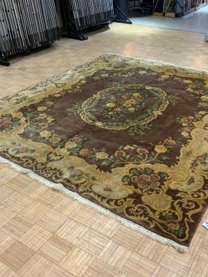 VINTAGE 8ft. x 10ft. TRADITIONAL AUBUSSON