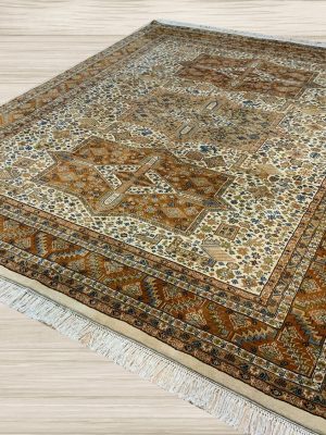 VINTAGE 9ft. x 11ft. TRANSITIONAL SHIRVAN