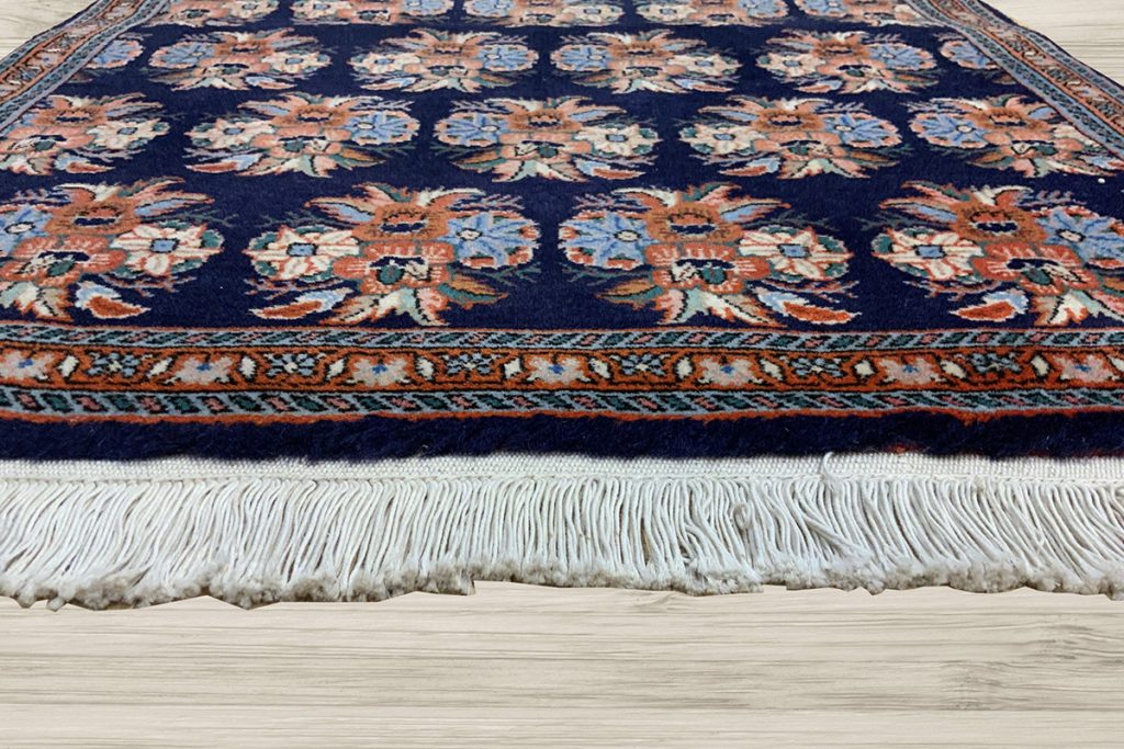 Purchase an antique area rug like Tift Tuesday pick "ANTIQUE 2FT. X 3FT. FLORAL BIDJAR" to add a tropical vibe to your home interior.