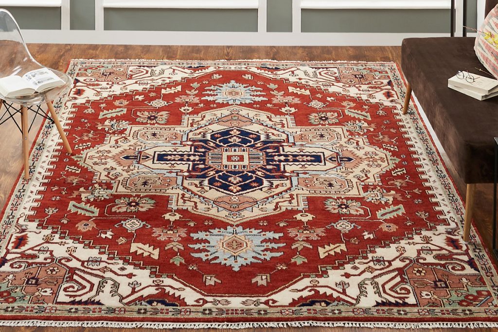 This made to order, hand knotted Tabriz rug uses premium wool yarns in a variety of colorways to create a rich, dynamic floor decor. 