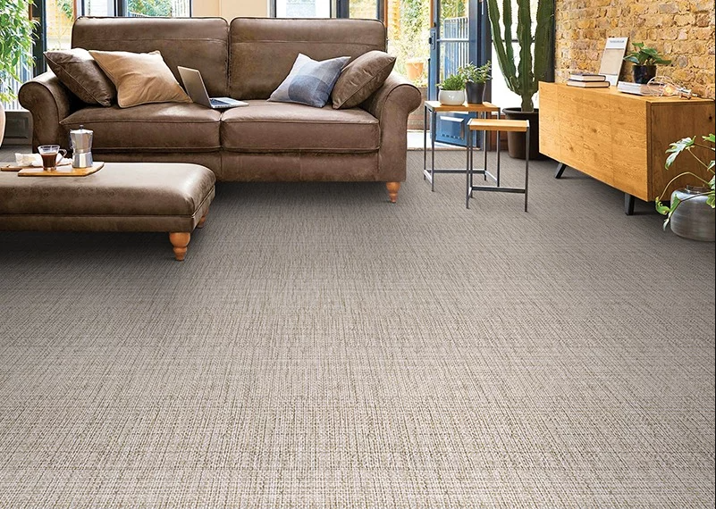 Living room carpet should strike a balance between attractive, comfortable, and durable.