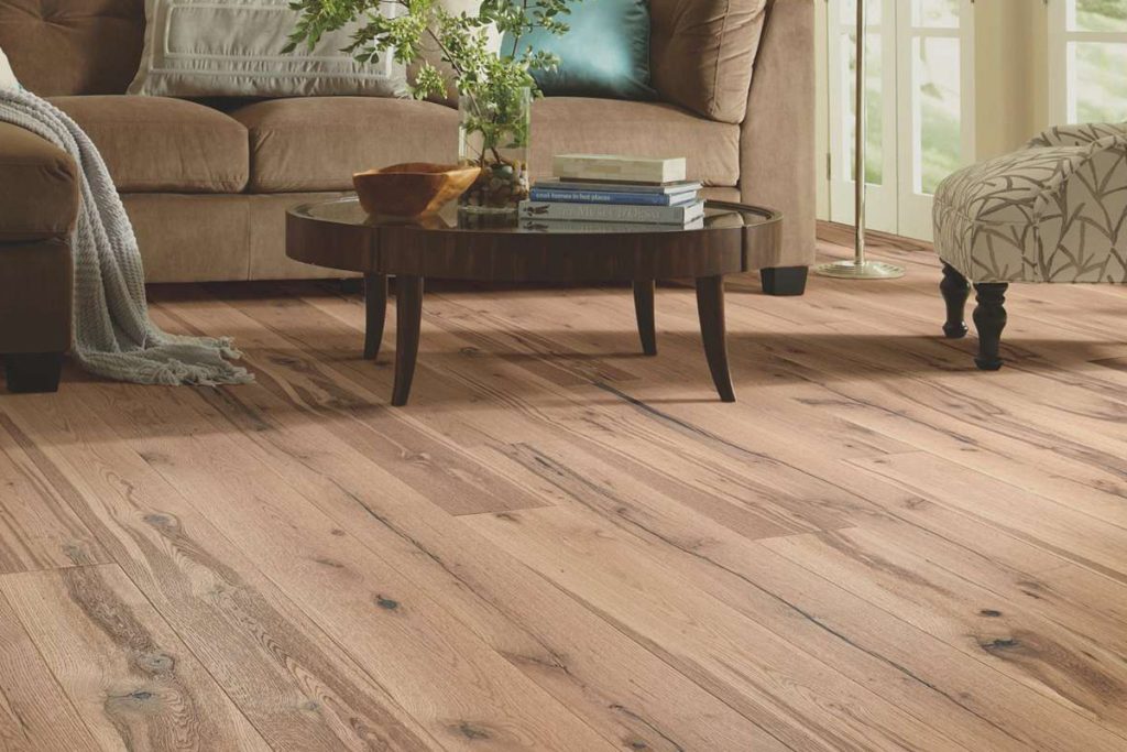 Hardwood flooring and allergies go hand-in-hand because unlike carpet that traps airborne allergens, hardwood does not. All you have to do is sweep!