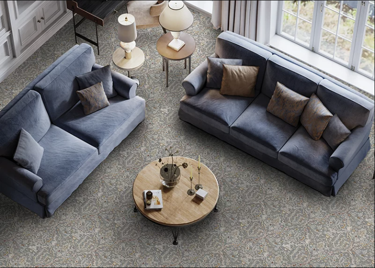 Read more about the article A Residential Broadloom Carpet That Mimics The Look Of Traditional Rugs
