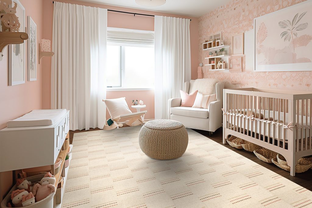 As you prepare your home for its newest member, welcome your little one with fresh residential carpet in the nursery. 