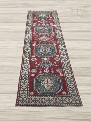 NEW 2’6″ x 10′ KAZAK RUG