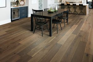 If you're planning to upgrade your to hardwood, don't be afraid to embrace a rich, dark hardwood flooring to added drama and ambiance to your interior spaces.