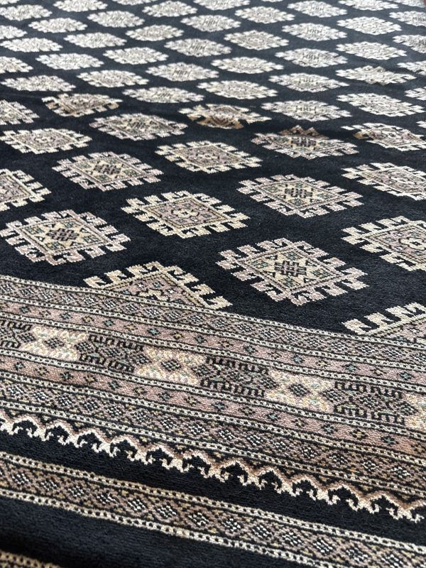 New 8ft. x 10ft. Kiva Bokara (Black) Rug - Image 2