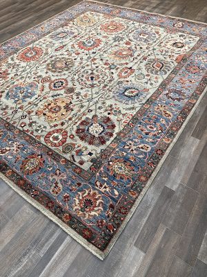 NEW 9ft. x 12ft. VEGGIE DYED SULTANABAD