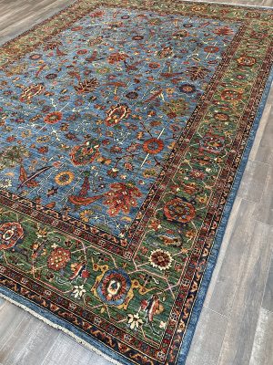 NEW 9ft. x 12ft. VEGGIE DYED SULTANABAD